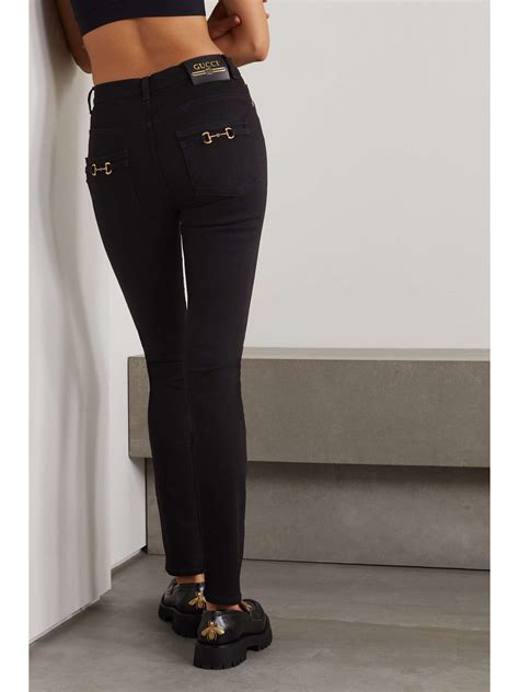 gucci womens jeans|gucci high rise jeans.